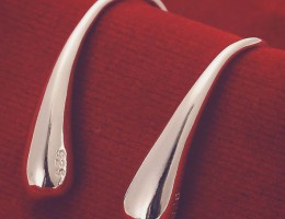 Drop Silver Earrings